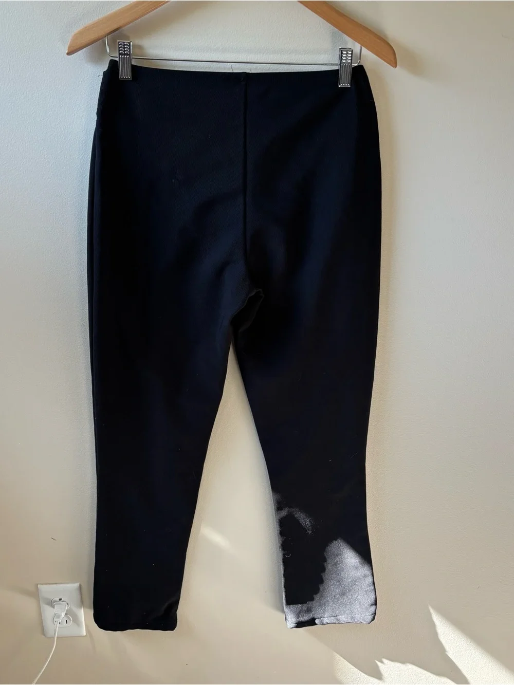Fashion Bug Black Ankle Pants with Button Waist
